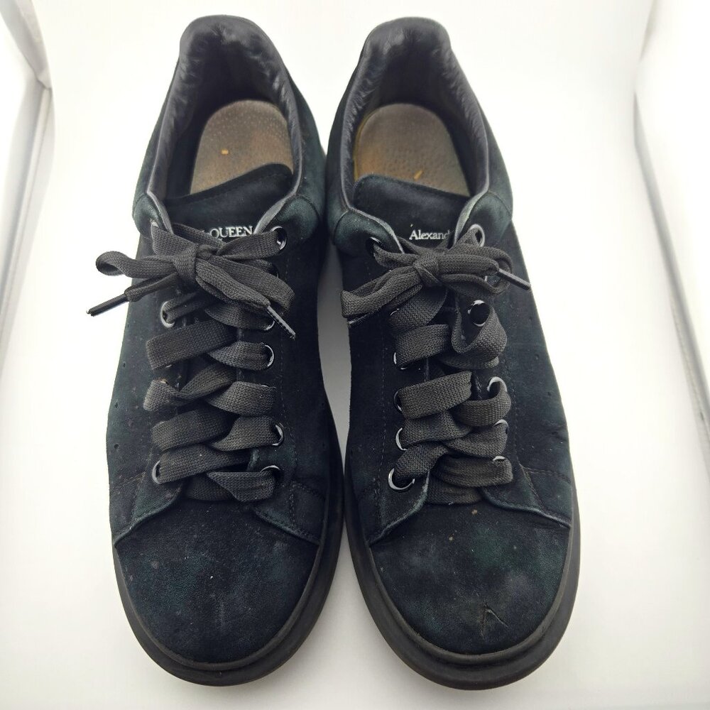 Alexander McQueen Black Suede Sneakers Women’s EU 42 US 11.5 Designer